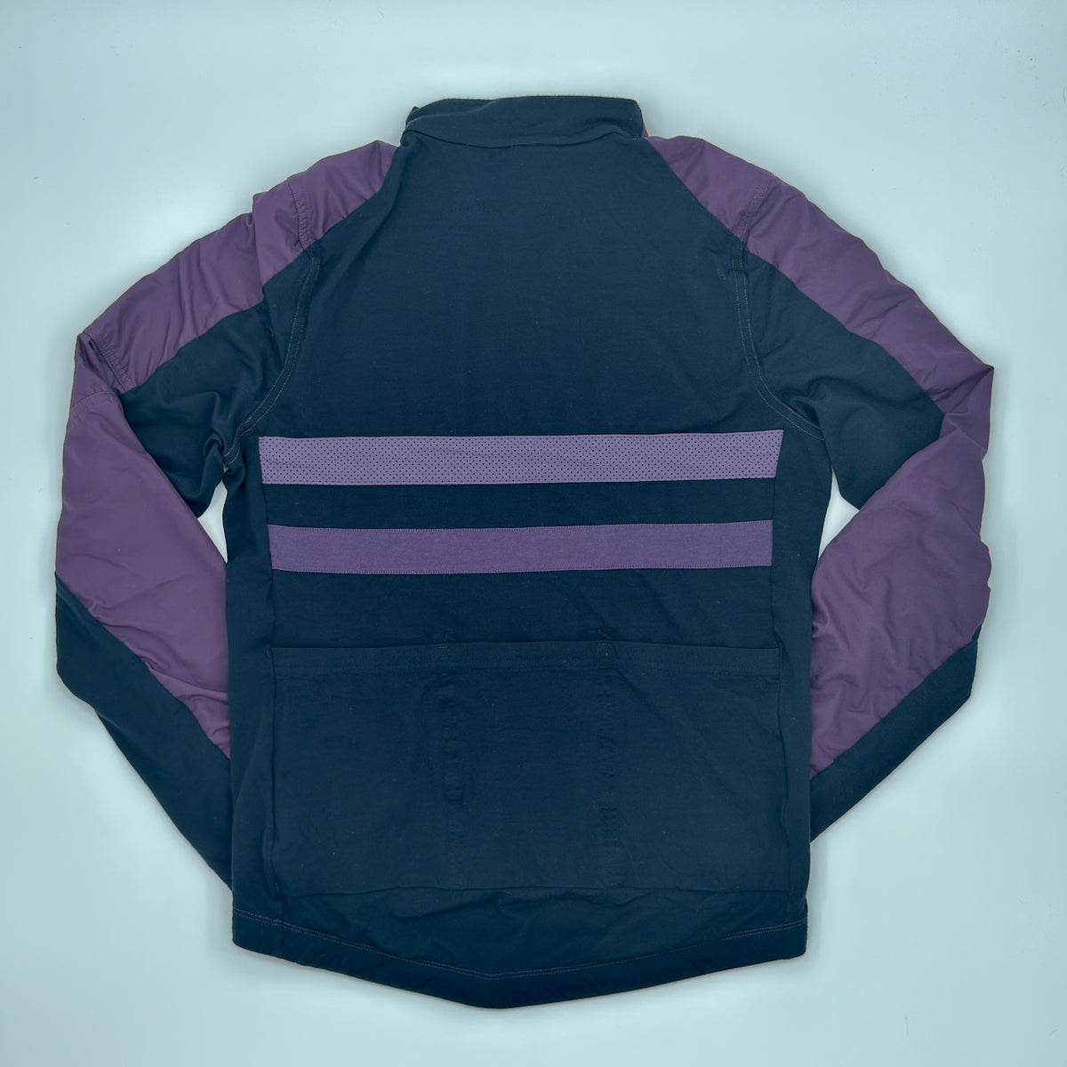 Rapha Men’s LS Brevet Windblock Jersey - M - Purple/Dark Navy - Excellent Used Condition