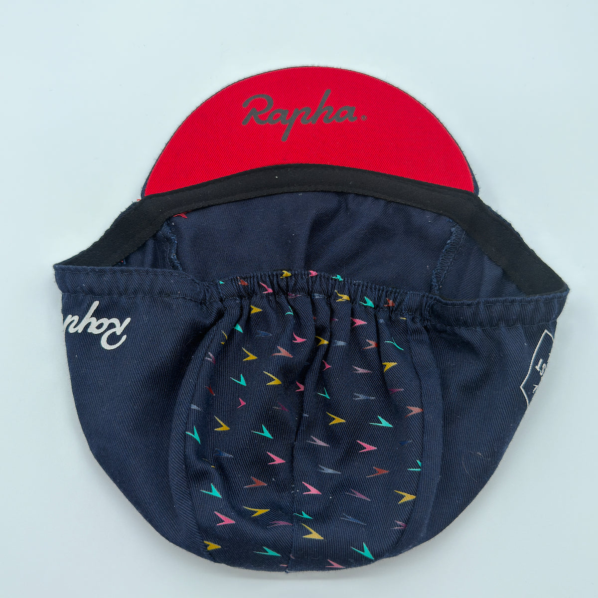 Rapha Tempest Cycling Cap & Musette Bundle - One Size - Navy/Multicolour - Excellent Used Condition