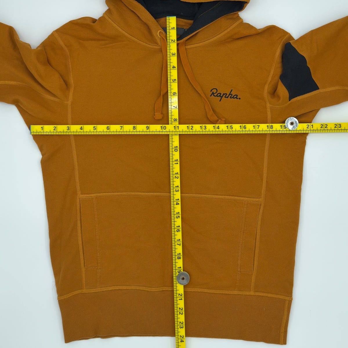 Rapha Trail Hoodie - XS - Mustard - Excellent Used Condition