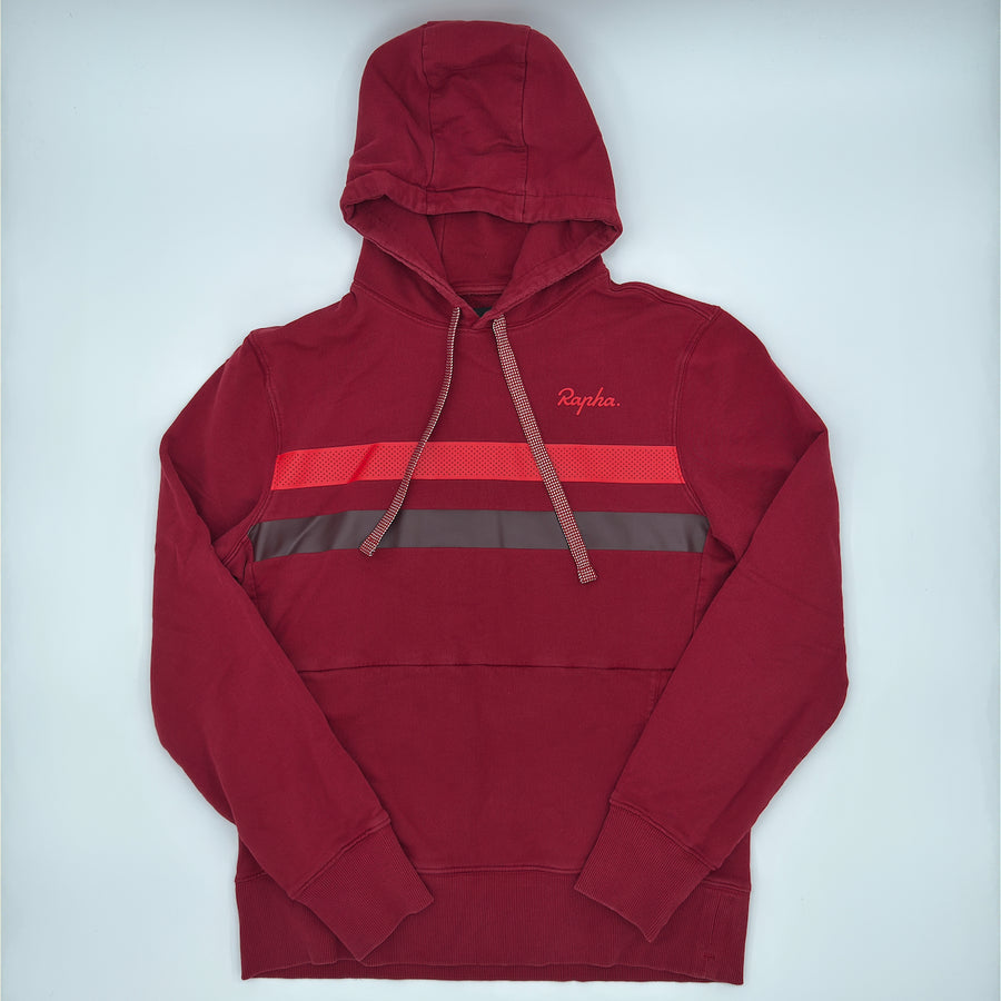 Rapha Brevet Hoodie - S - Red - Excellent Used Condition (alternate view)