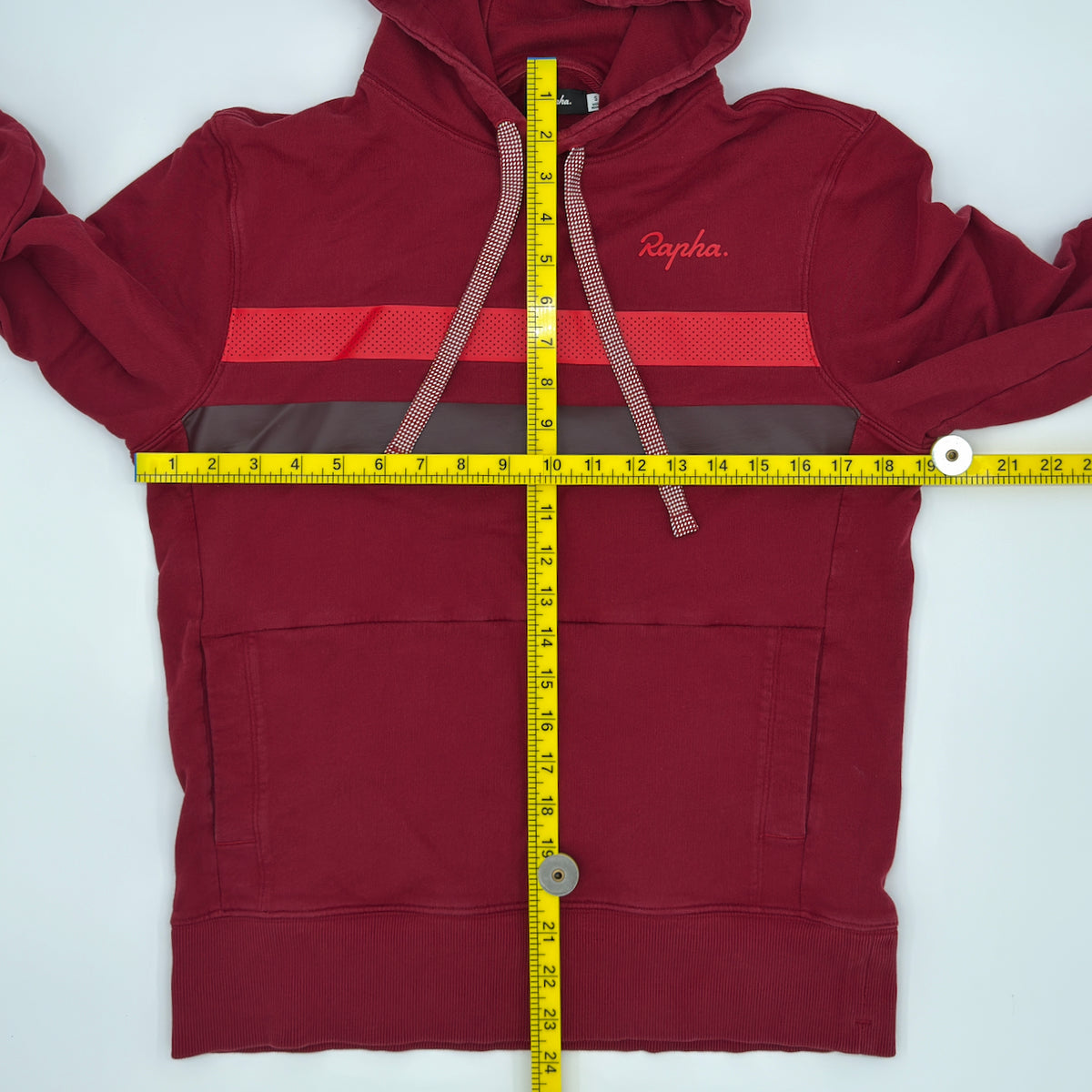 Rapha Brevet Hoodie - S - Red - Excellent Used Condition