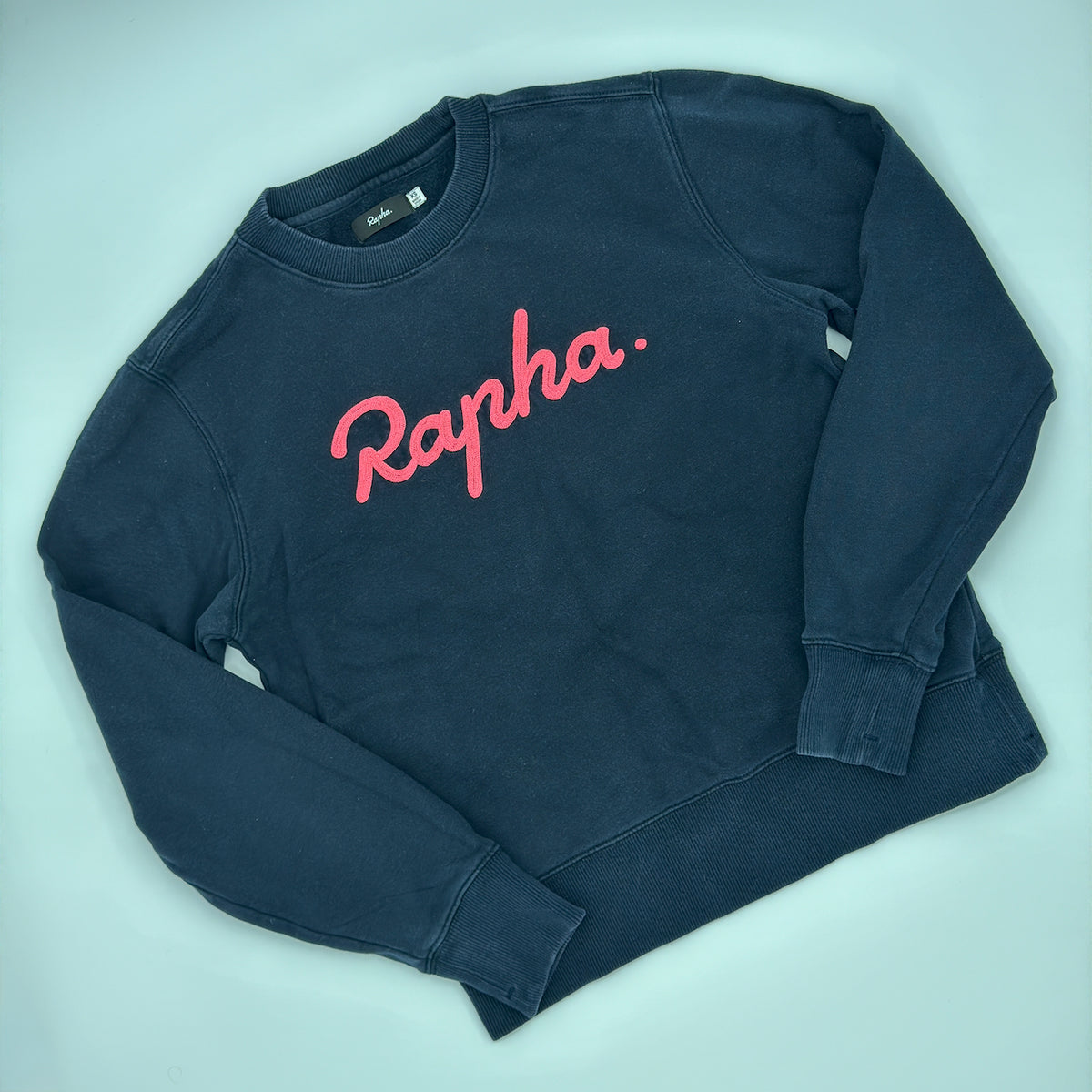 Rapha Women’s Logo Sweatshirt - XS - Navy - Good Used Condition