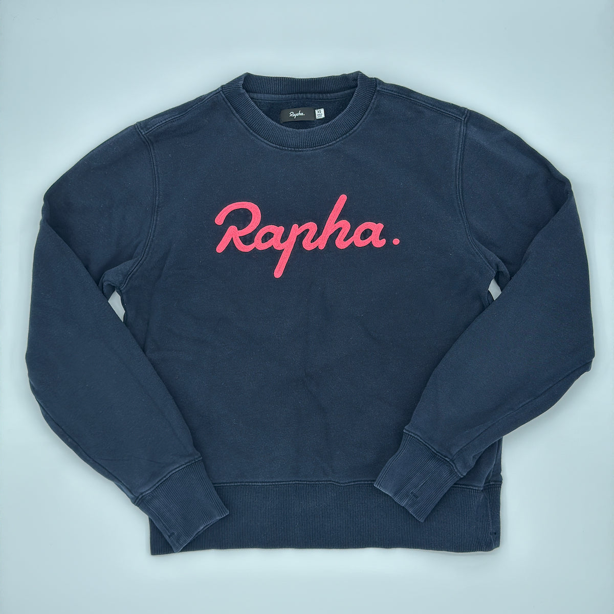 Rapha Women’s Logo Sweatshirt - XS - Navy - Good Used Condition