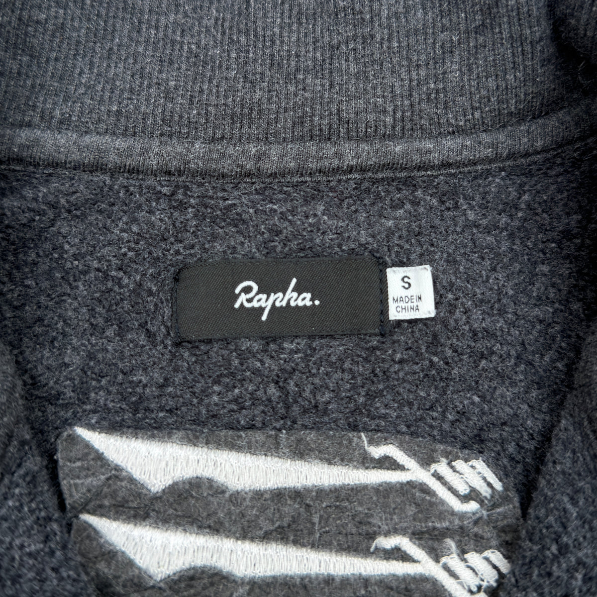Rapha Logo Track Jacket - S - Dark Grey - Very Good Used Condition