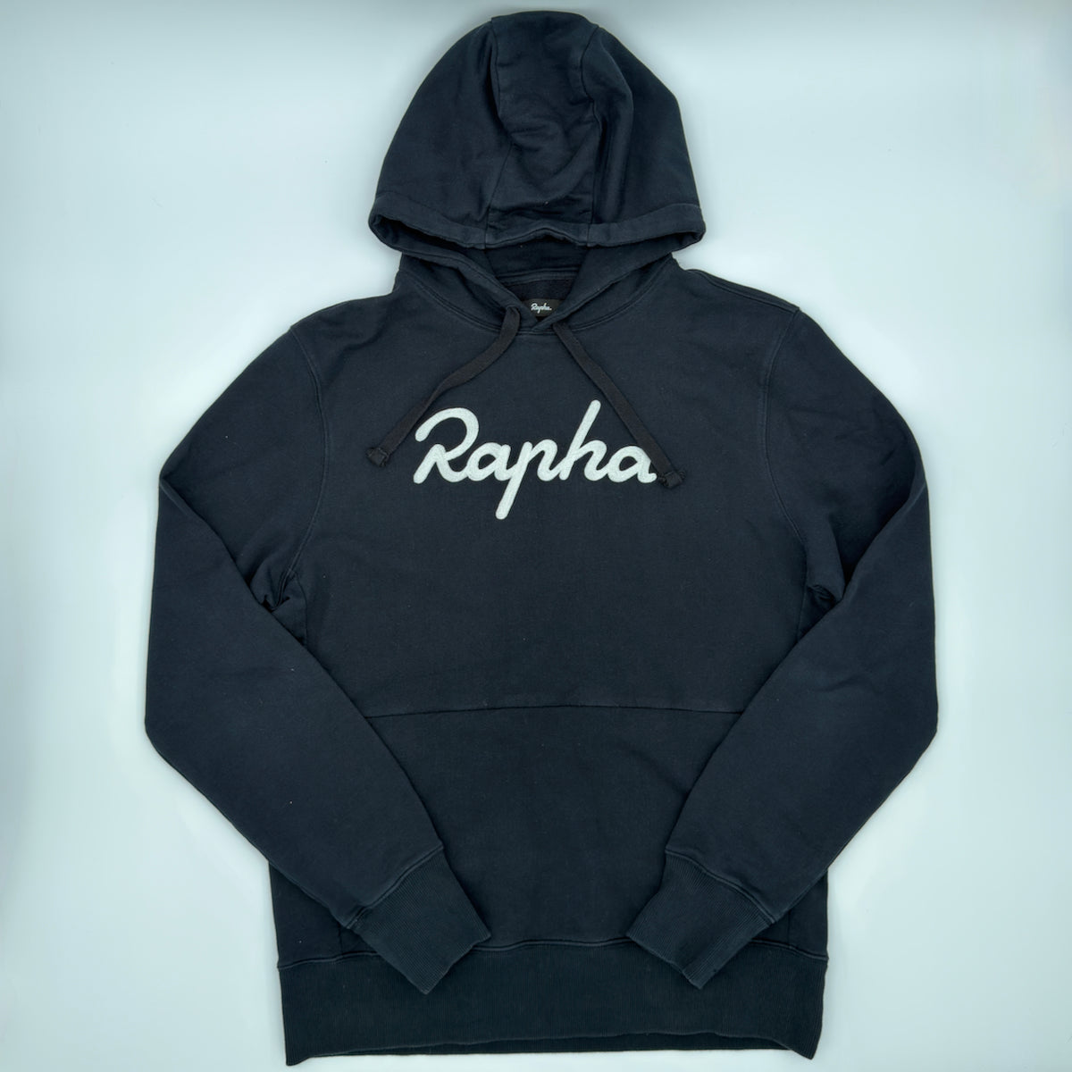 Rapha Men’s Logo Pullover Hoodie - Black - Very Good Used Condition
