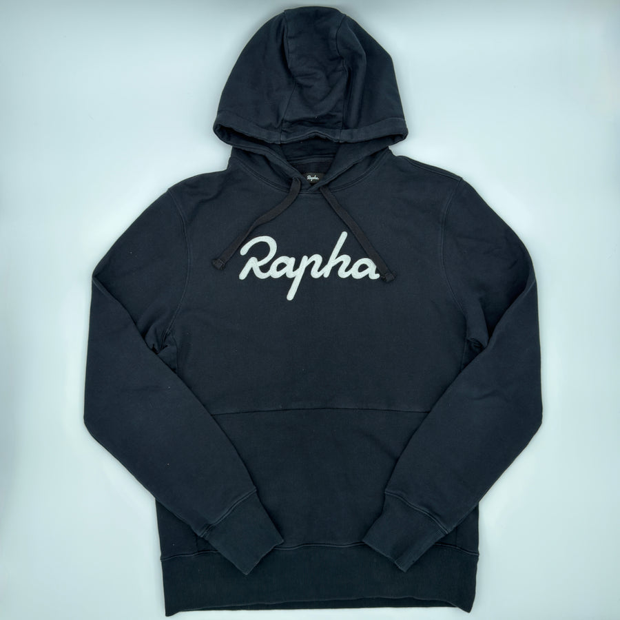 Rapha Men’s Logo Pullover Hoodie - Black - Very Good Used Condition (alternate view)
