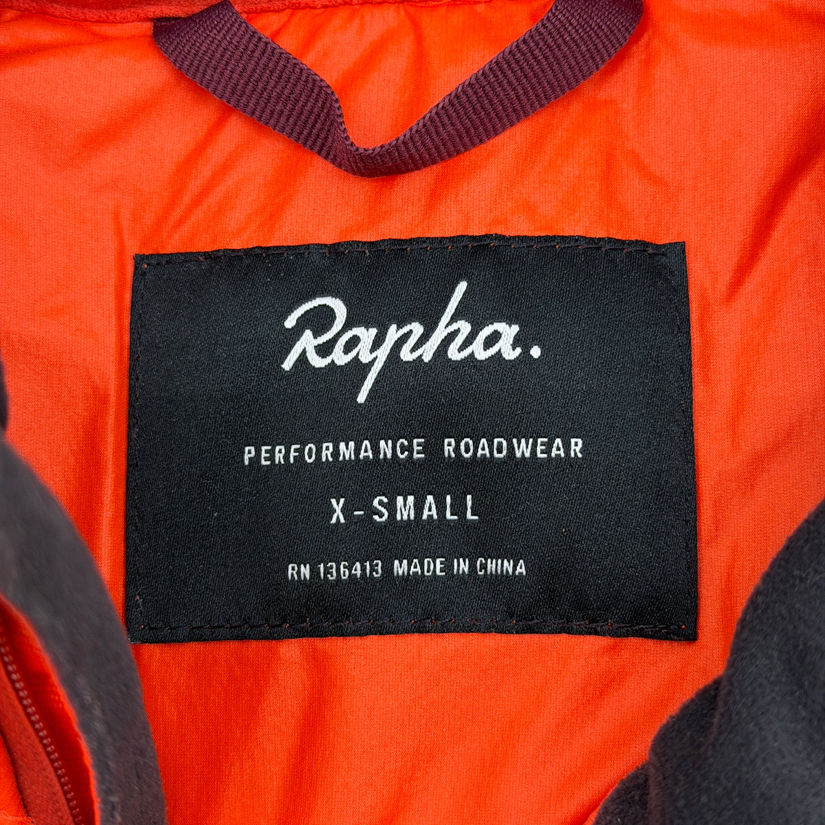 Rapha Men's Transfer Jacket - XS - Orange - Good Used Condition