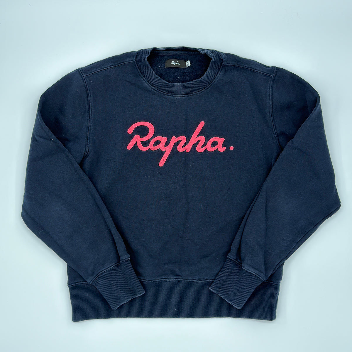 Rapha Women’s Logo Sweatshirt - S - Navy - Very Good Used Condition