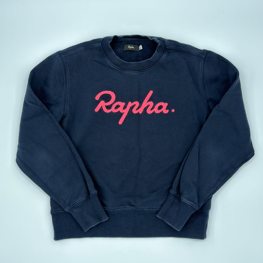 Rapha Women’s Logo Sweatshirt - S - Navy - Very Good Used Condition (alternate view)