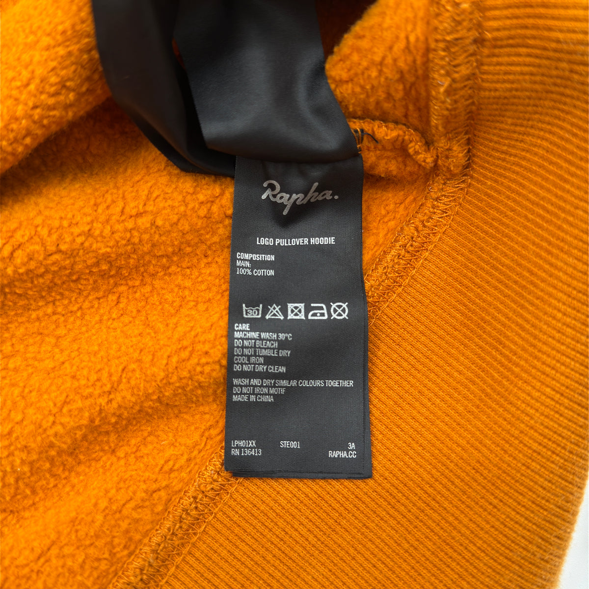 Rapha Men’s Logo Sweatshirt - XS - Mustard - Very Good Used Condition (Faded Cuffs)