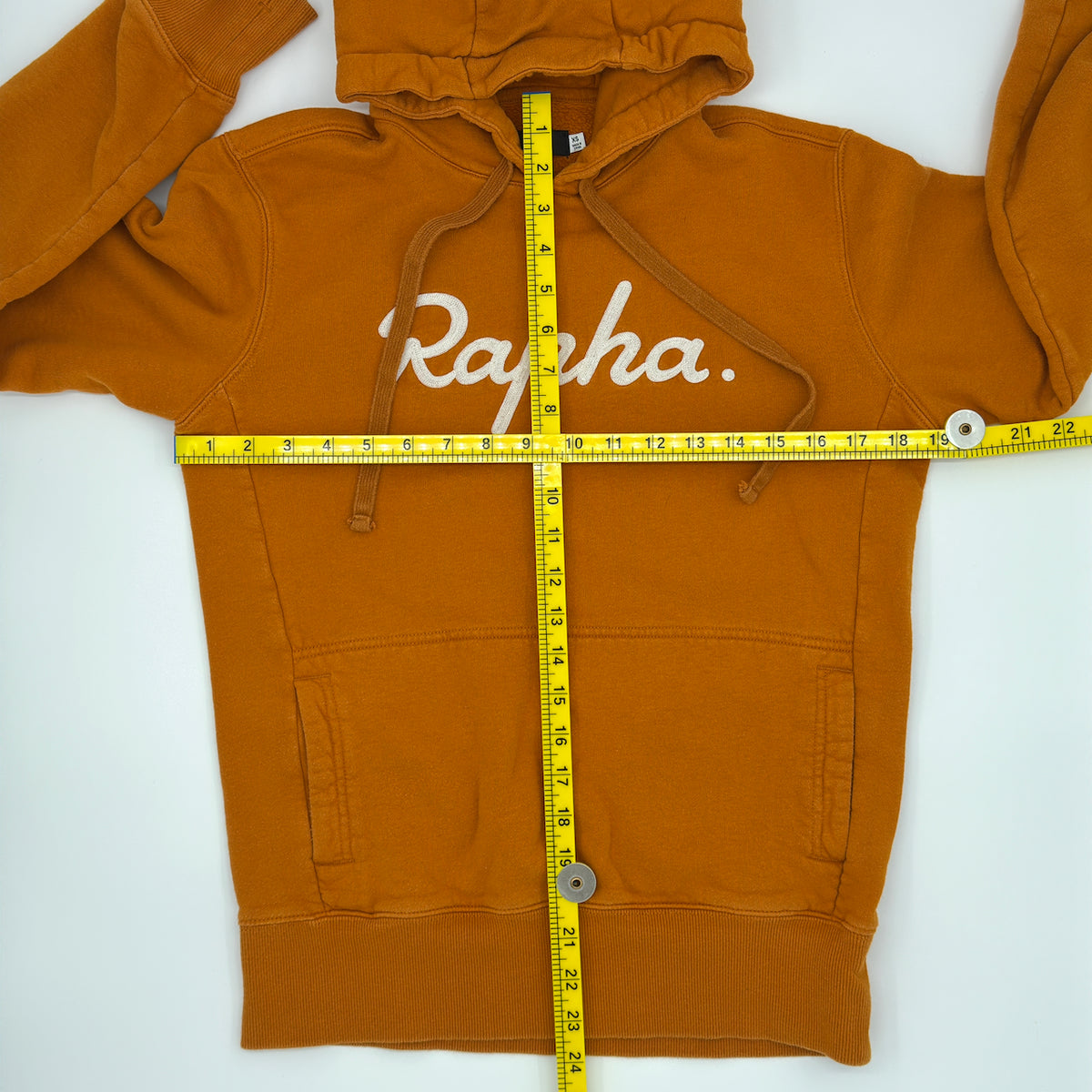 Rapha Men’s Logo Sweatshirt - XS - Mustard - Very Good Used Condition (Faded Cuffs)