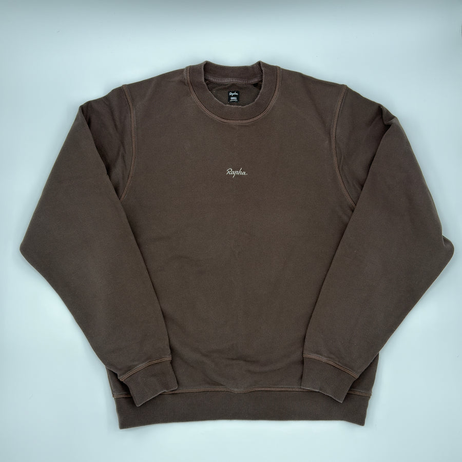 Rapha Men's Cotton Sweatshirt - S - Dark Brown - Excellent Used Condition (alternate view)