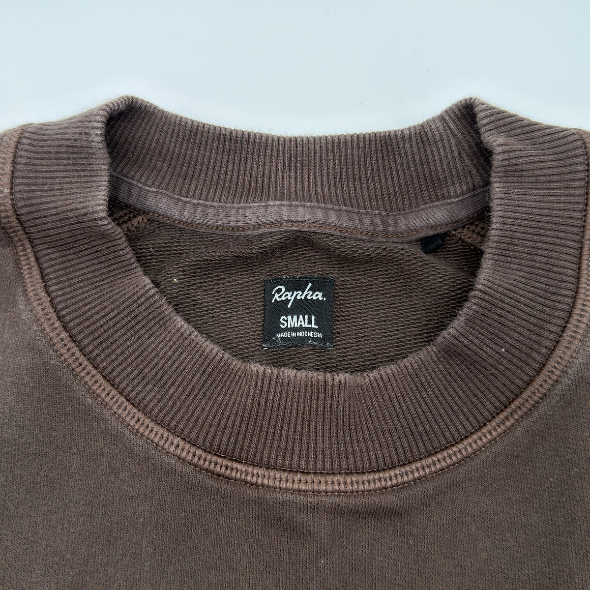 Rapha Men's Cotton Sweatshirt - S - Dark Brown - Excellent Used Condition