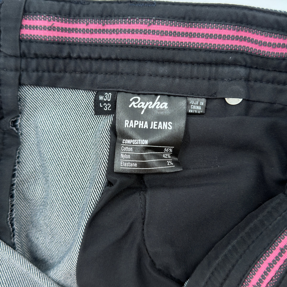 Rapha Men's Jeans - W30 L32 - Dark Blue - Very Good Used Condition