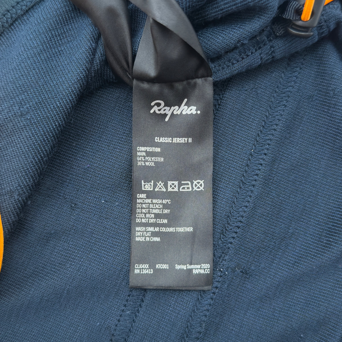 Rapha Men's Classic Jersey II - S - Navy - Good Used Condition