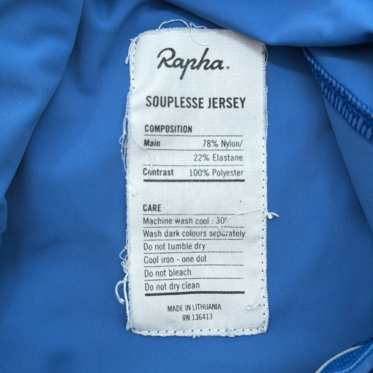 Rapha Women's Souplesse Jersey - M - Blue - Excellent Used Condition