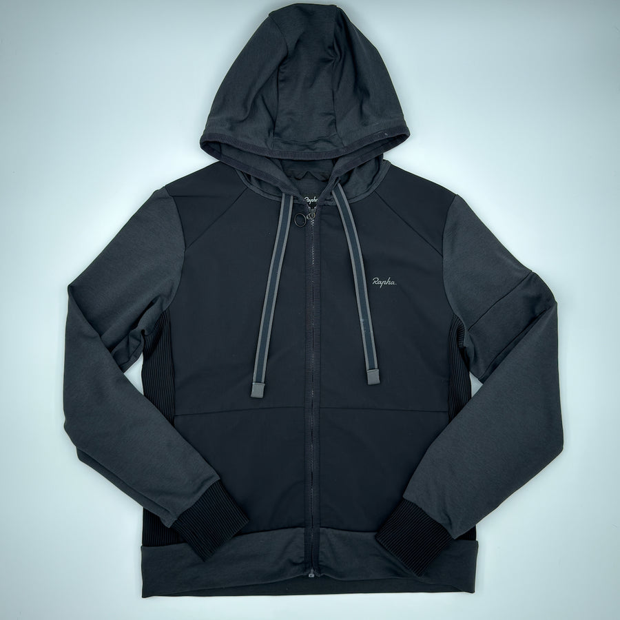 Rapha Women's Transfer Hoodie - M - Black / Dark Grey - Very Good Used Condition (alternate view)