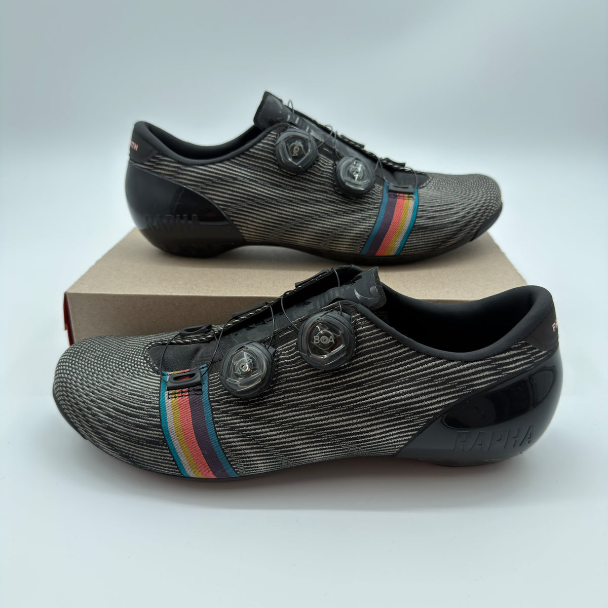 Rapha x Paul Smith Pro Team Shoe - EU 41 - Grey / Black - Excellent Used Condition