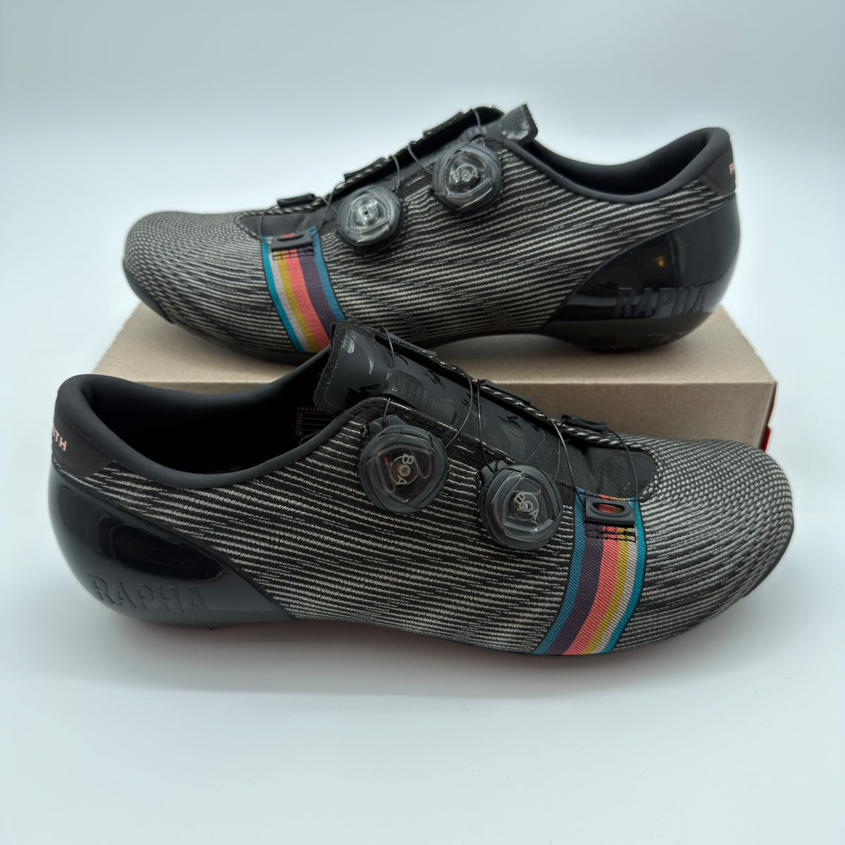 Rapha x Paul Smith Pro Team Shoe - EU 41 - Grey / Black - Excellent Used Condition