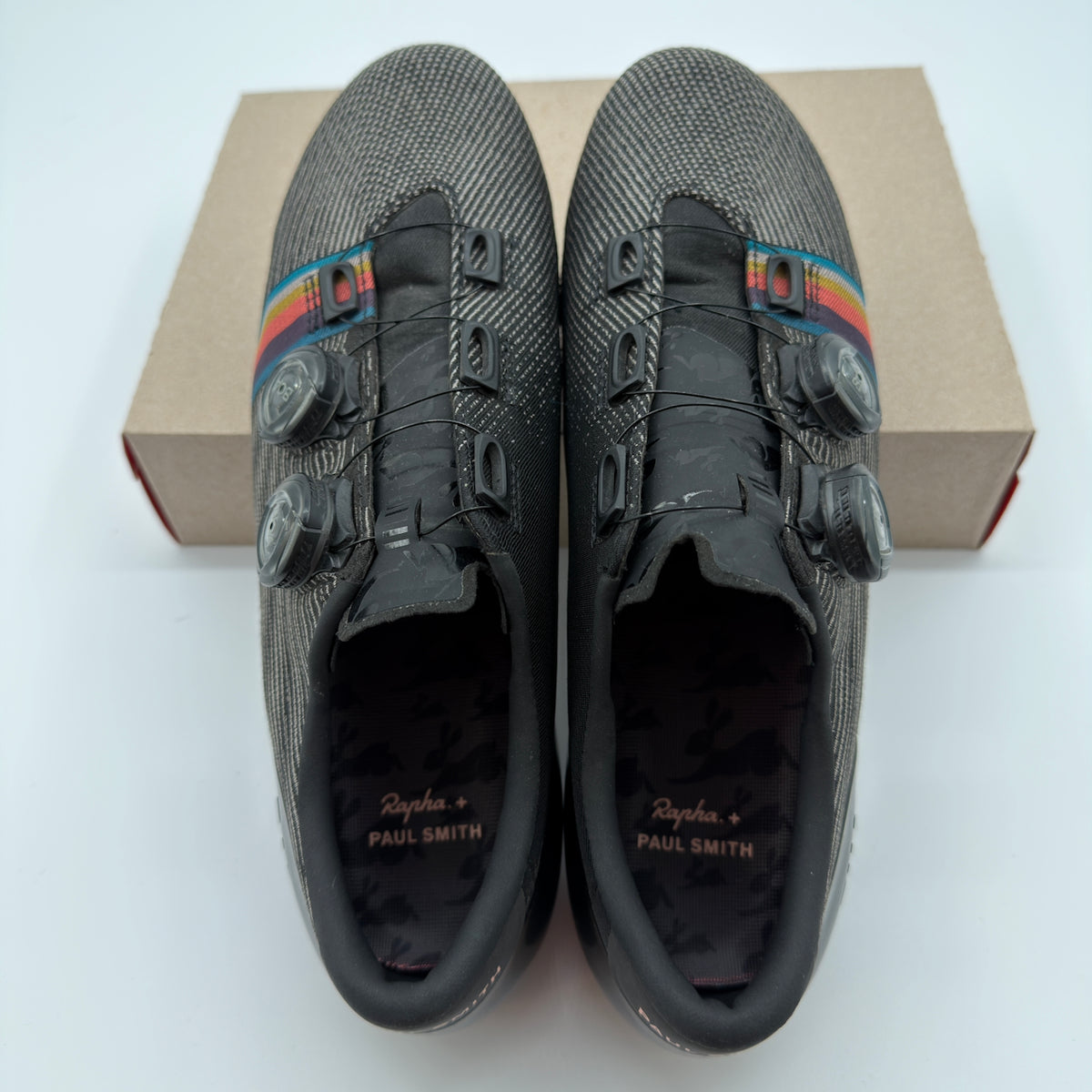 Rapha x Paul Smith Pro Team Shoe - EU 41 - Grey / Black - Excellent Used Condition