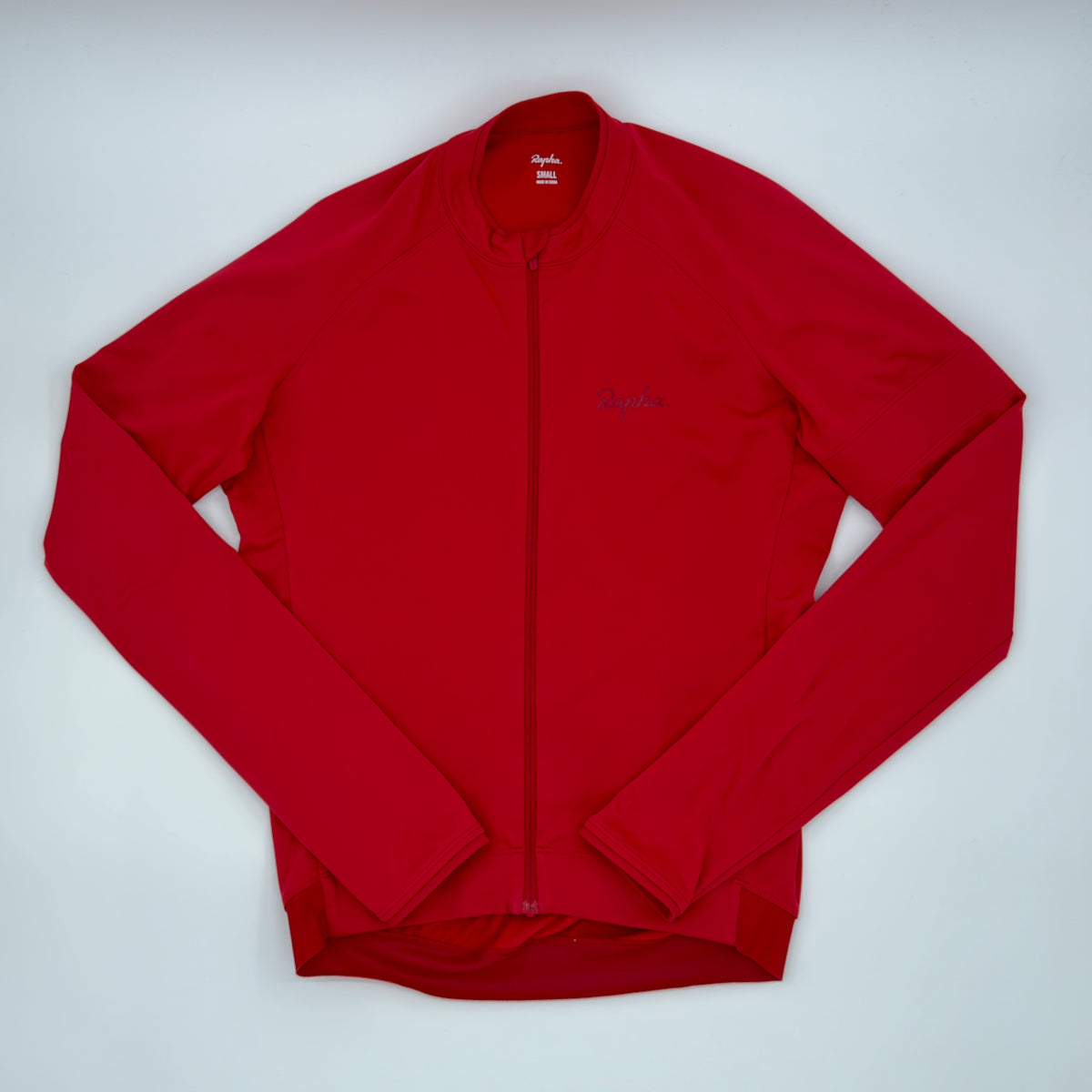 Rapha Men's Long Sleeve Core Jersey - S - Red - Excellent Used Condition
