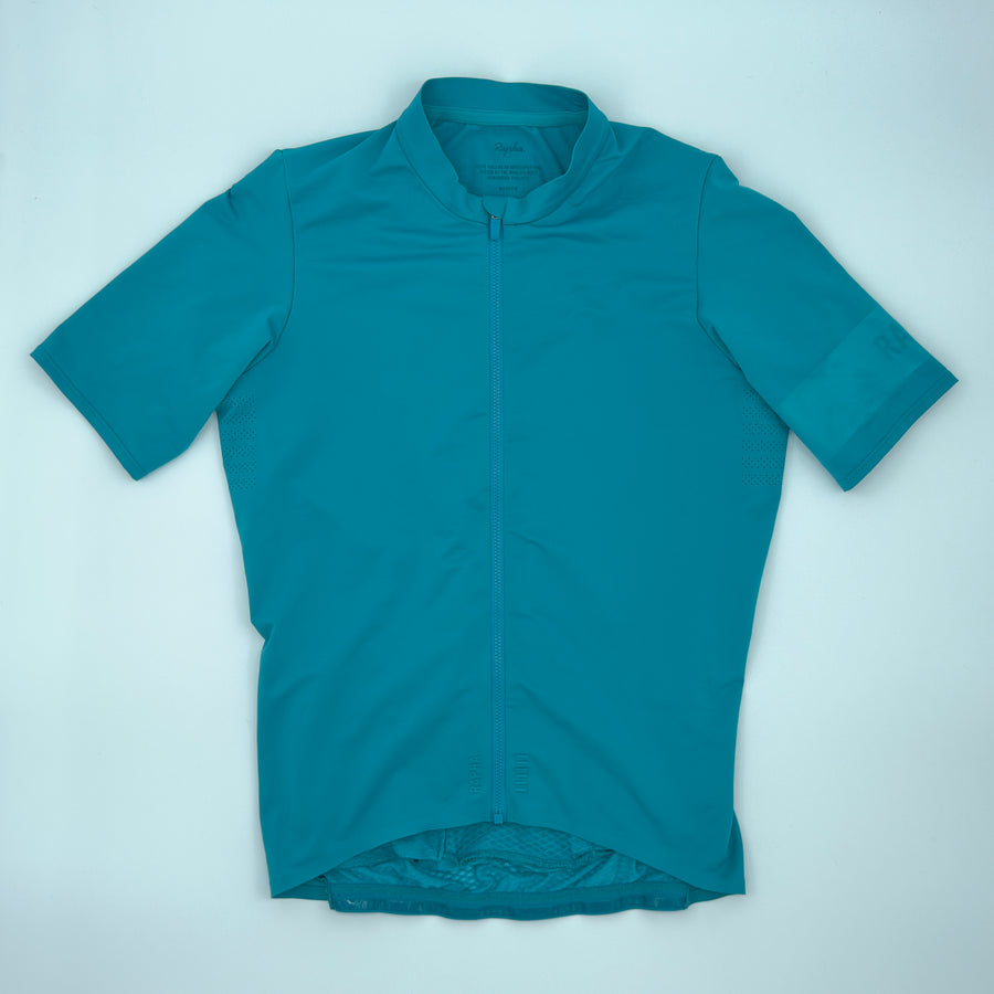 Rapha Men's Pro Team Mid Weight Jersey - M - Teal - Excellent Used Condition (alternate view)
