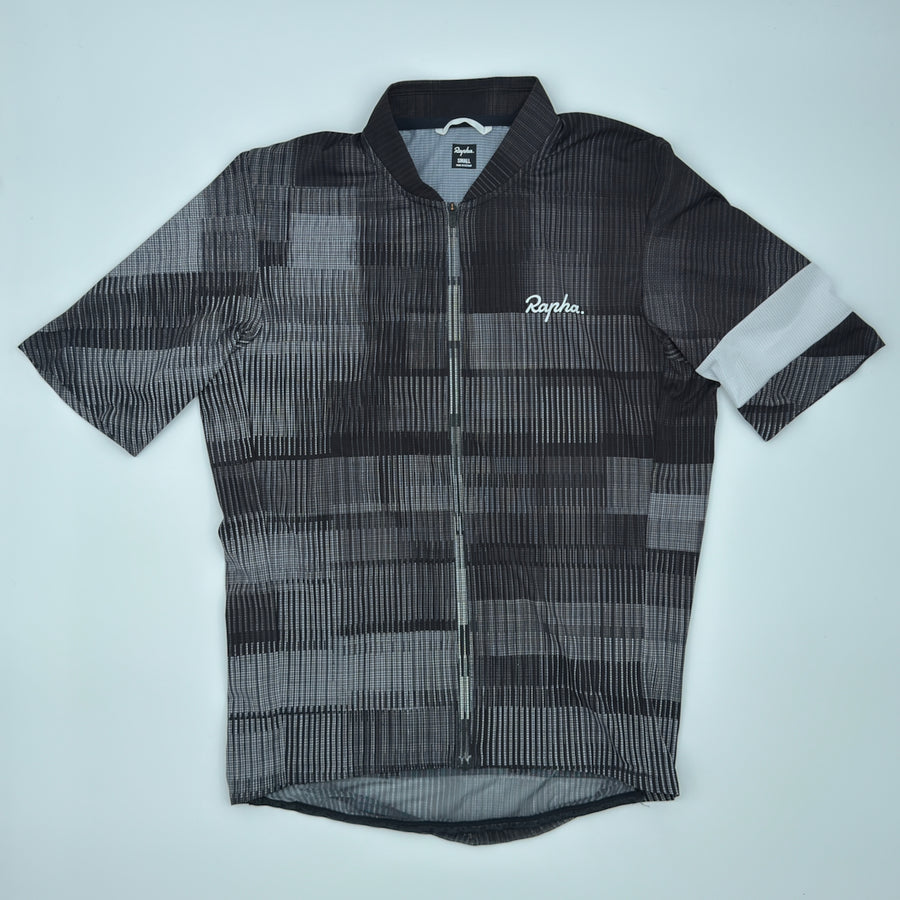 Rapha Men's Flyweight Jersey - S - Black / Grey Print - Excellent Used Condition (alternate view)