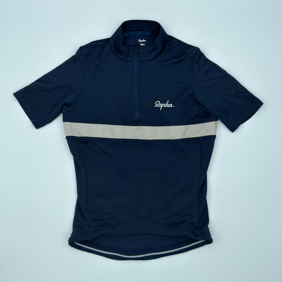 Rapha Men's Club Jersey - S - Navy / Cream - Very Good Used Condition (alternate view)