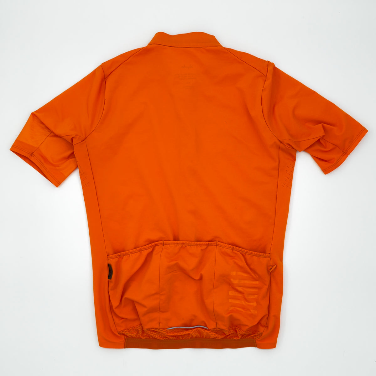 Rapha Men's Pro Team Midweight Jersey rear view with three pockets and tonal reflective print