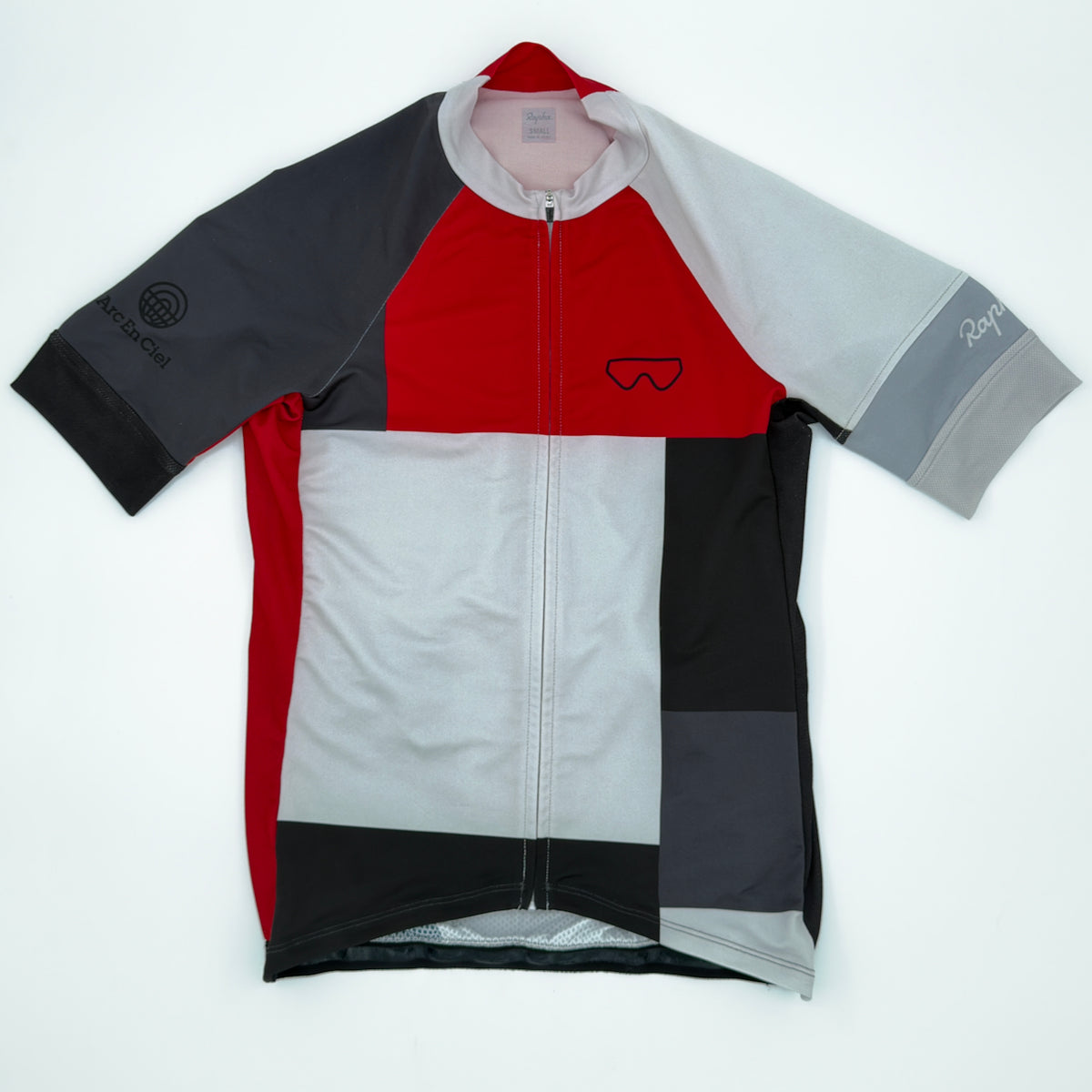 Rapha Men's Trade Team Jersey - Small - Red / Grey / Black 2015 - Very Good Used Condition