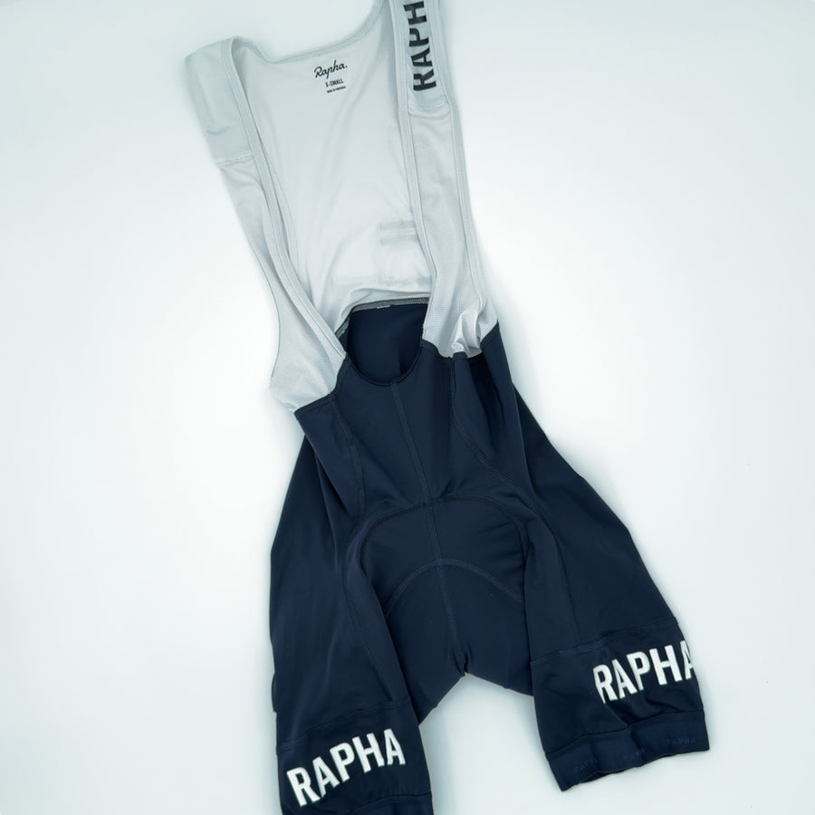 Rapha Men's Pro Team Training Bib Shorts - X-Small - Navy - Excellent Used Condition