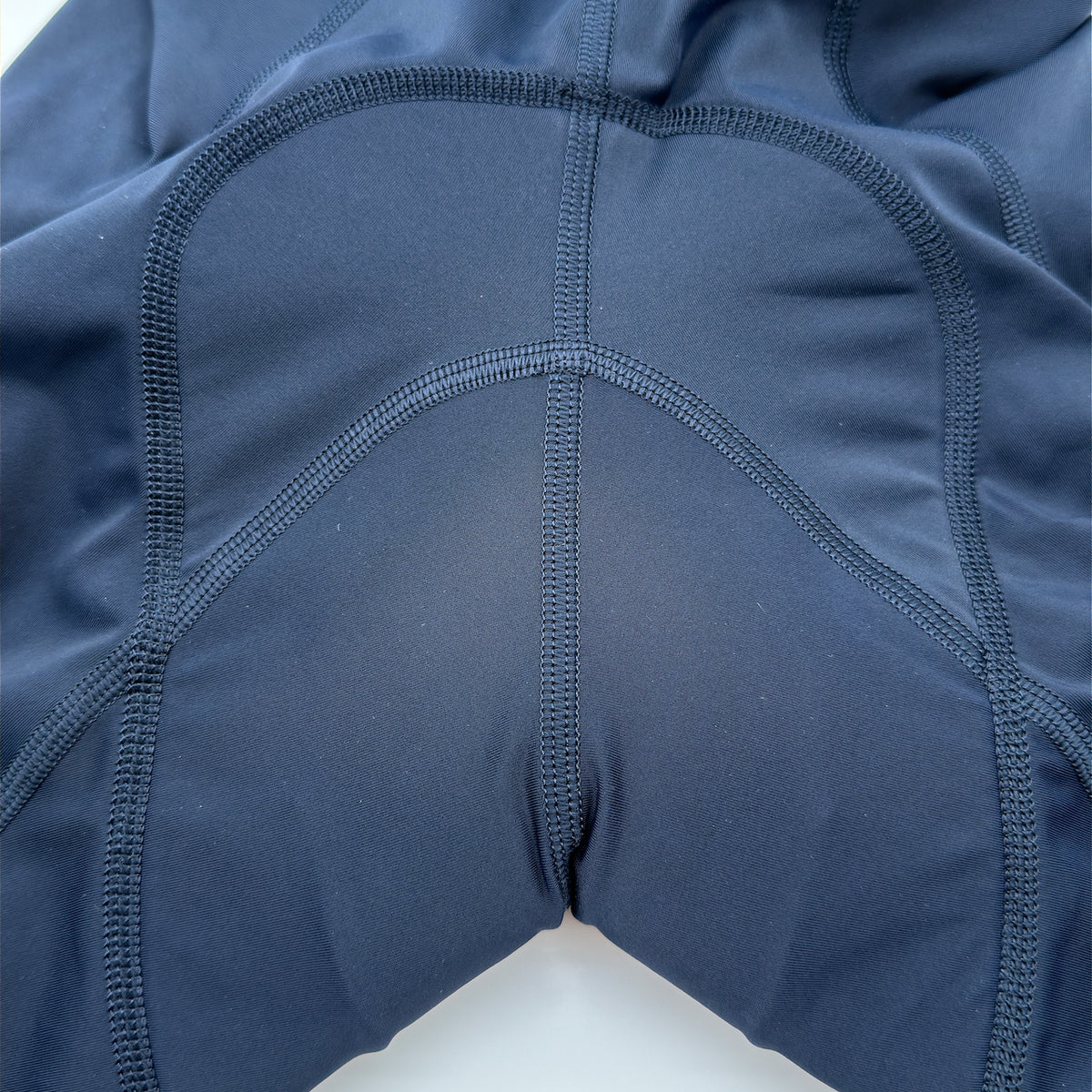 Rapha Pro Team Training Bib Shorts rear panel construction and seat seaming