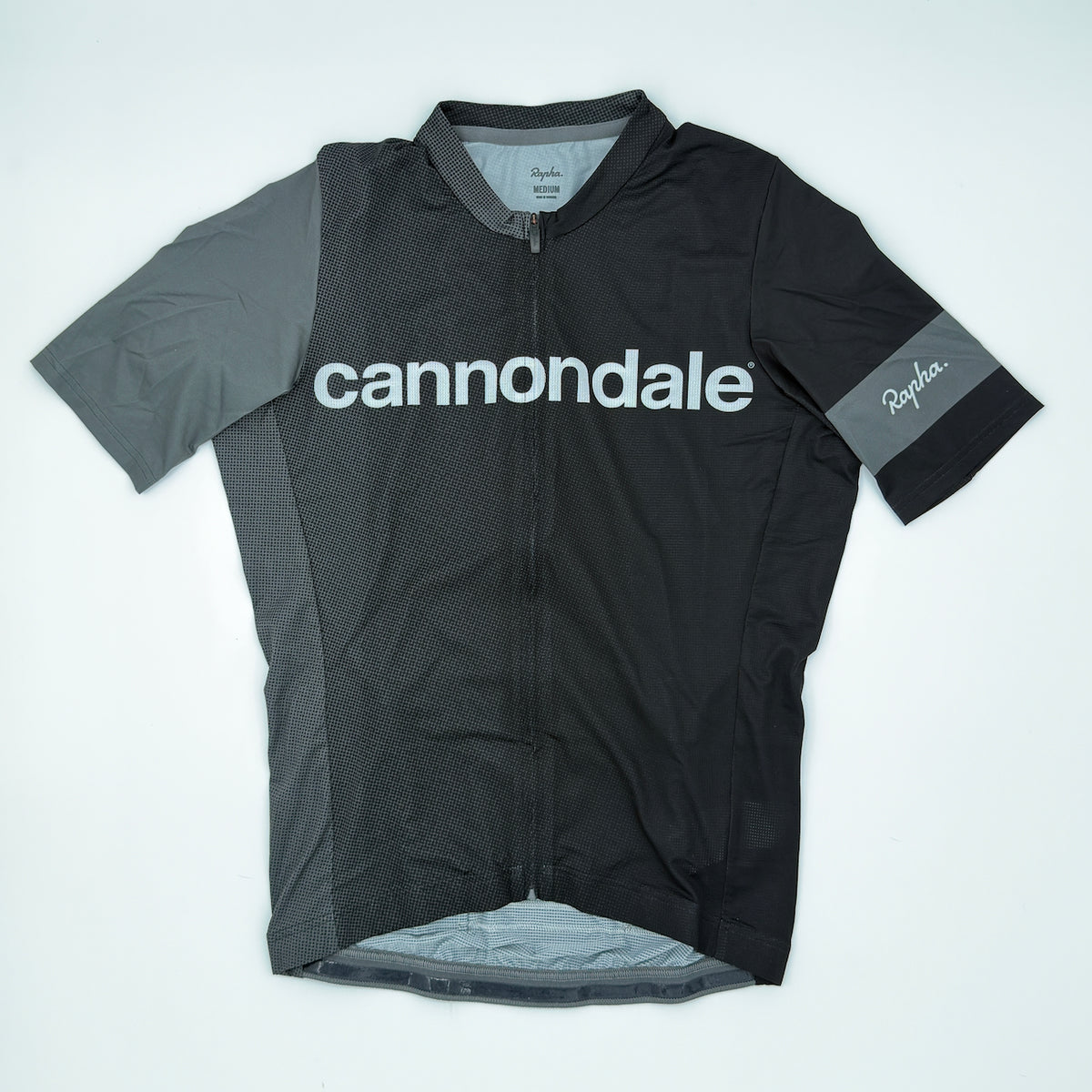 Rapha x Cannondale Men's Pro Team Lightweight Jersey - Medium - Black / Grey - Excellent Used Condition