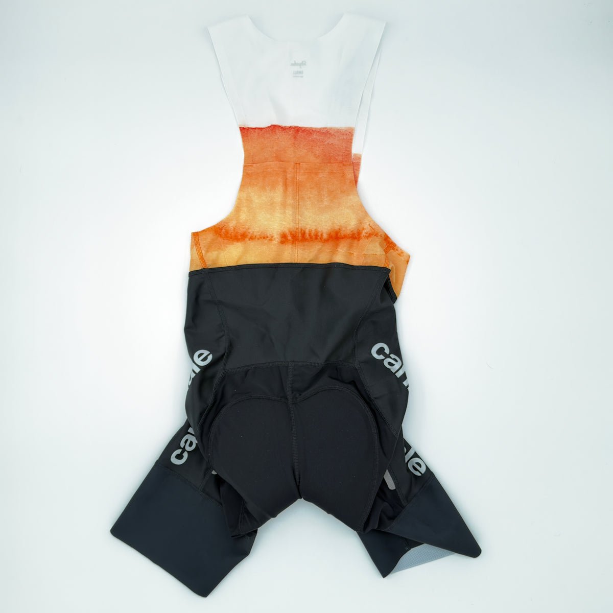 Rapha x Cannondale Pro Team Bib Shorts rear view showing bib strap construction and seat panel