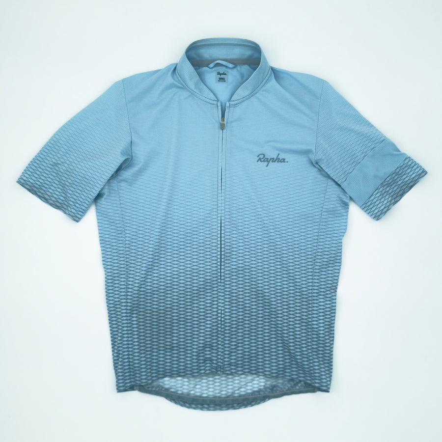 Rapha Men's Classic Flyweight Jersey - Line Fade - S - Pale Blue - Very Good Used Condition (alternate view)