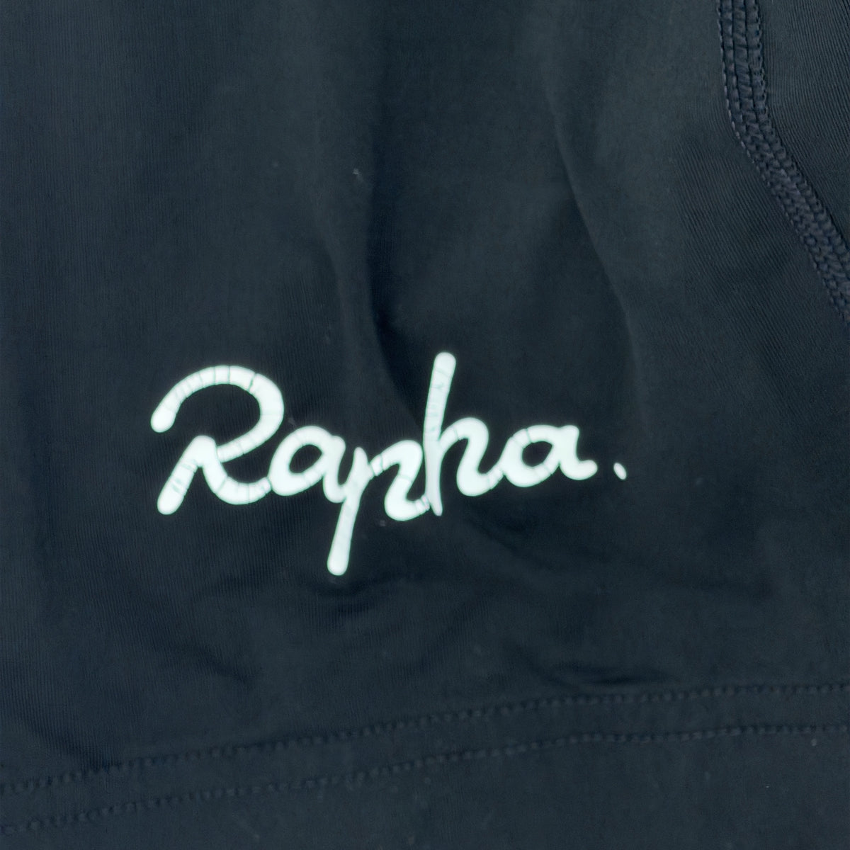 Rapha logo on the opposite leg