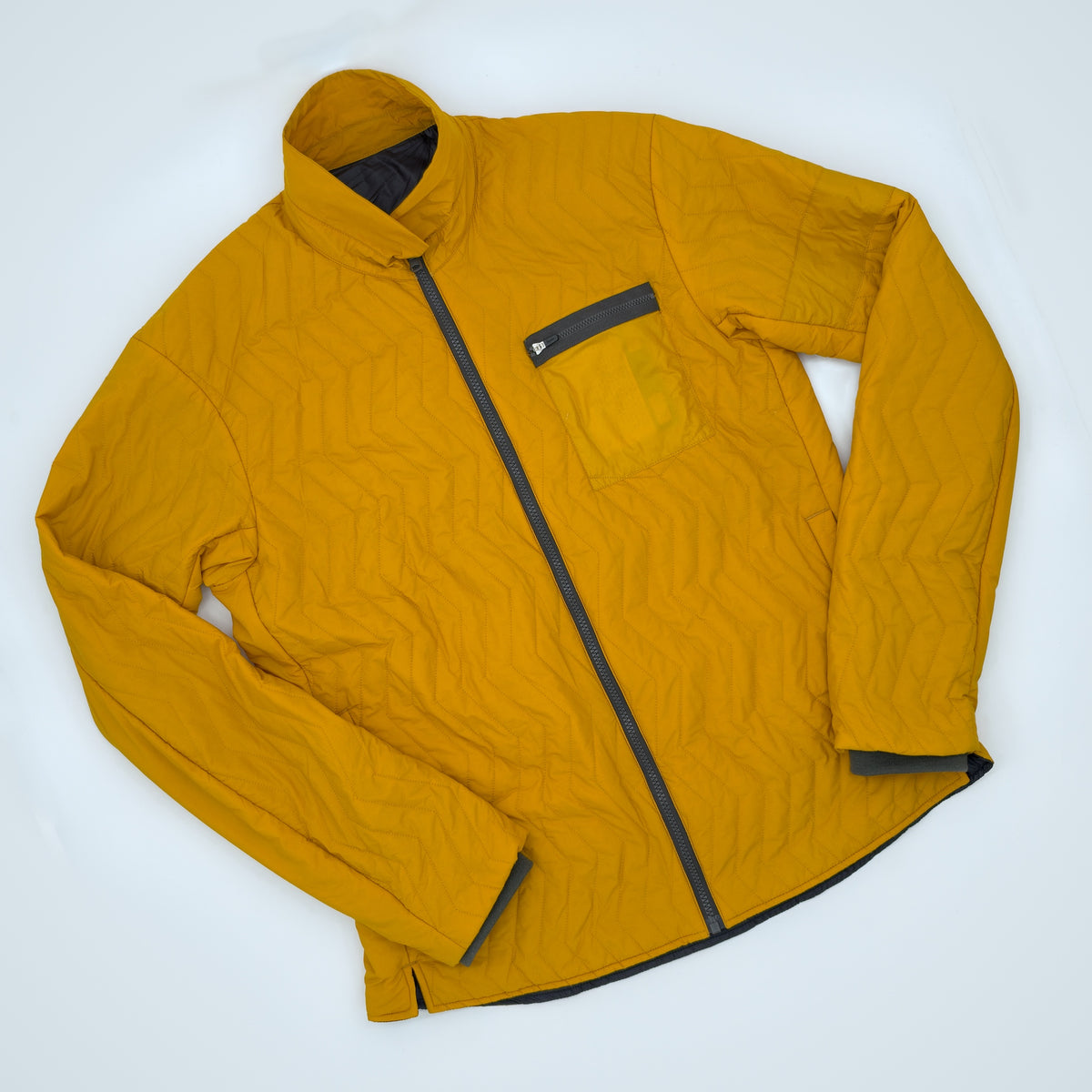 Rapha Men's Reversible Jacket - Large - Mustard / Navy - Very Good Used Condition