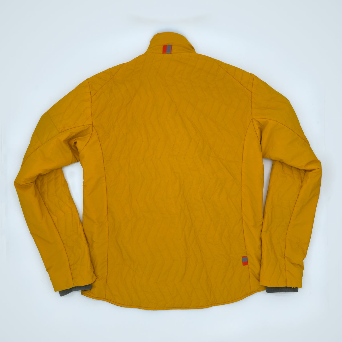 Rear view, mustard side