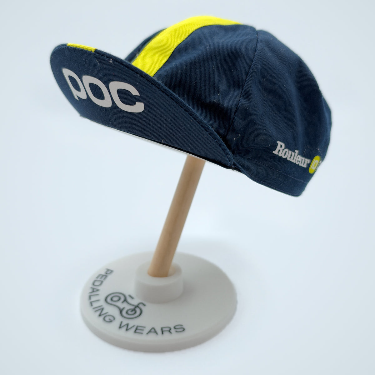 POC x Rouleur 10 Cycling Cap - One Size - Navy / Yellow - Very Good Used Condition