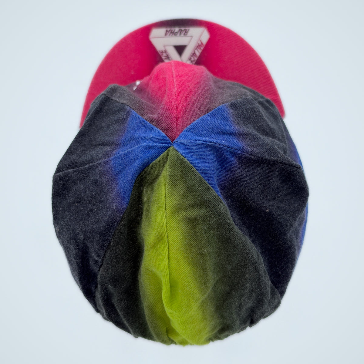 Top view of the gradient crown