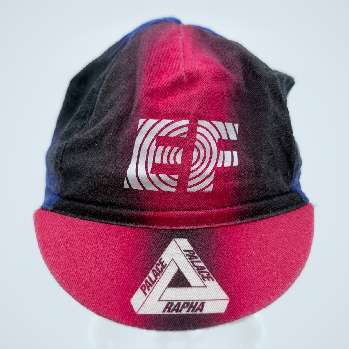 Front view with EF and Palace logos on the peak