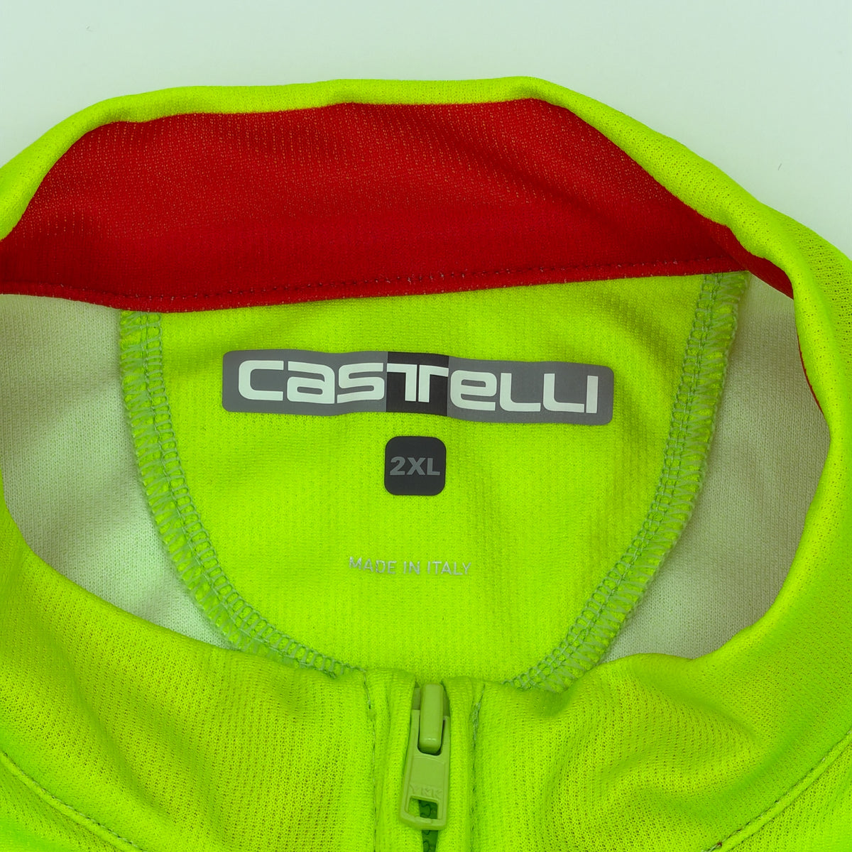Castelli neck label showing size 2XL
