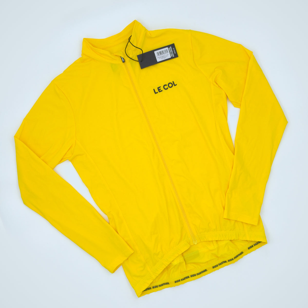 Le Col Men's Pro Long Sleeve Jersey - Extra Large - Yellow - New With Tags