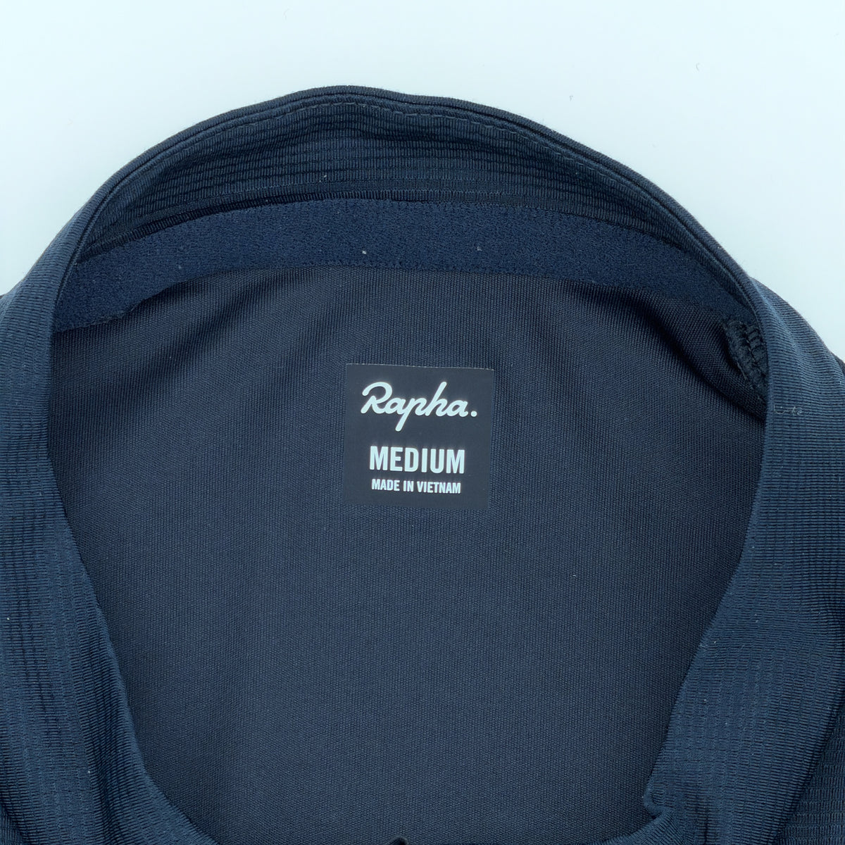 Rapha neck label showing Medium